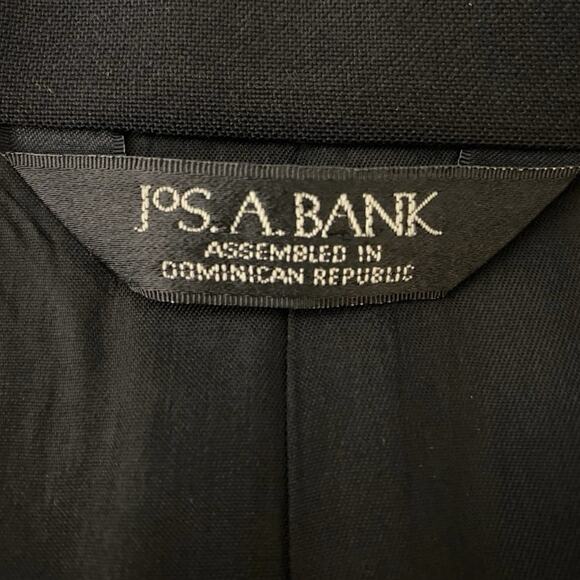 Jos A Bank Mens Tuxedo Suit Set 48R Jacket & 44L Pants Classic Formal - Picture 5 of 16